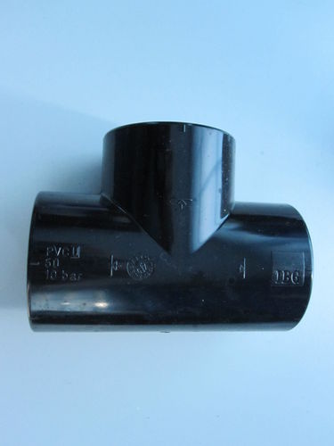 PVC T Stück d 50mm schwarz
