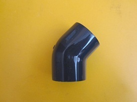 PVC WINKEL d 40 mm 45°