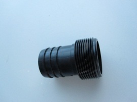 Schlauchtülle 1 1/2" AG x 38 mm schwarz